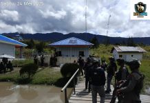 Satgas Ops Damai Cartenz Berhasil Amankan Bandara Aminggaru Ilaga Saat Terjadi Kontak Senjata