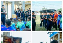 Danyon Kapa 2 Marinir Dampingi Danpasmar 2 Tinjau Atlet Dayung Pasmar 2