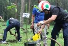 Hari Bhayangkara ke 79, Kapolres Batu Pimpin Aksi Tanam Pohon di Coban Rondo Bentuk Peduli Lingkungan