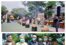 Kejari Pasuruan Musnahkan 1,8 Juta Batang Rokok Ilegal dan Barang Bukti Lainnya