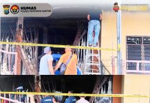 Dampingi Tim Labfor, Polsek Siantar Timur Telusuri Sumber Api Kebakaran Rumah