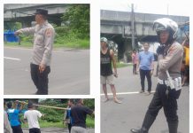 Kabel PLN Menjulang ke Bawah, Arteri Porong Macet Total Arah Malang