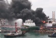 Fakta-fakta Kapal Deteksi Minyak Terbakar di Batam