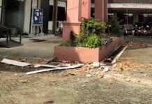 Gempa Pacitan M 5,5, Genting Kantor Kecamatan di Trenggalek Rontok Timpa 3 Pegawai