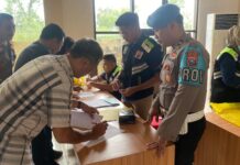 Tegas dan Bersih! Puluhan Personel Polres Nganjuk Jalani Tes Urin Mendadak, Pastikan Bebas Narkoba
