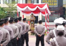 Sertijab Polresta,Pejabat Baru Diminta Fokus pada Pelayanan Publik