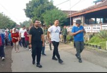Wabup Nganjuk Trihandy Cahyo Saputra Hadiri Jalan Sehat Bugar di Desa Ketandan, Pererat Silaturahmi dan Serap Aspirasi Warga