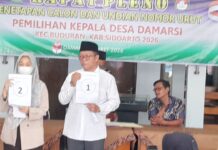 Petahana Miftahul Anwaruddin Resmi Ditetapkan Calon Kades Damarsi, Raih Nomor Urut 01