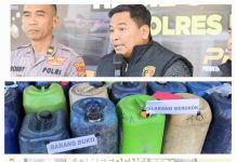 Polres Bondowoso Amankan Dua Tersangka Penimbun 1 Ton BBM Bersubsidi