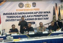 Imigrasi Tangkap 210 WNA di Batam, Diduga Terlibat Penipuan Investasi Daring