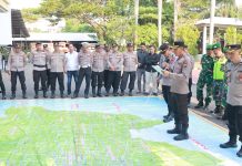 Polres Nganjuk Siagakan Ratusan Personel, SREG Diterapkan Antisipasi Kerawanan Malam 1 Suro 2026