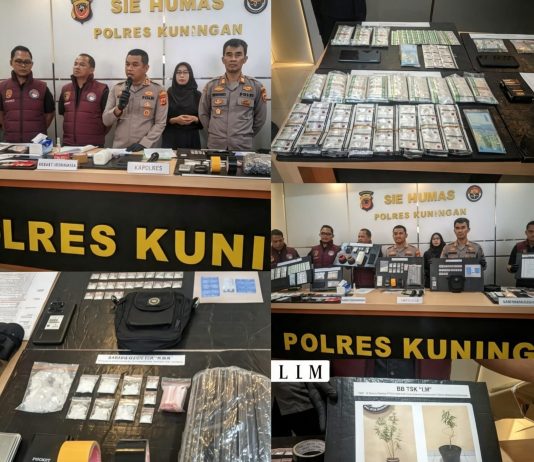 Polres Kuningan Gempur Peredaran Narkoba: 12 Tersangka Diringkus, Ratusan Juta Rupiah Barang Bukti Disita