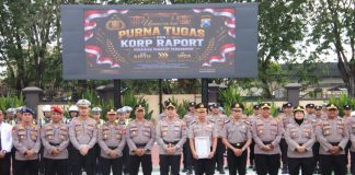 Momen Pengabdian, Polresta Sumenep Gelar Purna Tugas dan Korp Raport