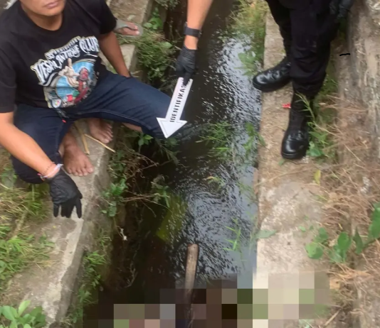 Warga Cianjur Digegerkan Penemuan Jasad Pria dalam Posisi Menekuk di Selokan, Diduga Jatuh Akibat Riwayat Penyakit
