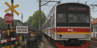 Pelajar SMA Meninggal Setelah Motor Tertabrak KRL Duri-Tangerang di Kalideres