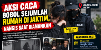 Aksi Caca Bobol Sejumlah Rumah di Jaktim, Diamankan Polisi Saat Menangis