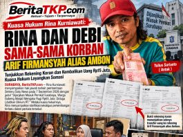 Kuasa Hukum Rina Kurniawati Layangkan Somasi Pada Arif Firmansyah Alias Ambon, Ini Klarifikasi soal Rp65 Juta