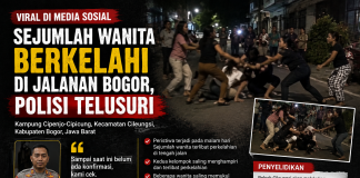 Viral Sejumlah Wanita Terlibat Perkelahian di Jalanan Cileungsi Bogor, Polisi Turun Tangan