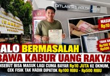 Calo Bermasalah Bawa Kabur Uang Rakyat Disebut Bisa Masuk Lagi Cuma Bayar Rp10 Juta ke Oknum, Cek Fisik Tak Hadir Dipatok Rp100 Ribu – Rp500 Ribu
